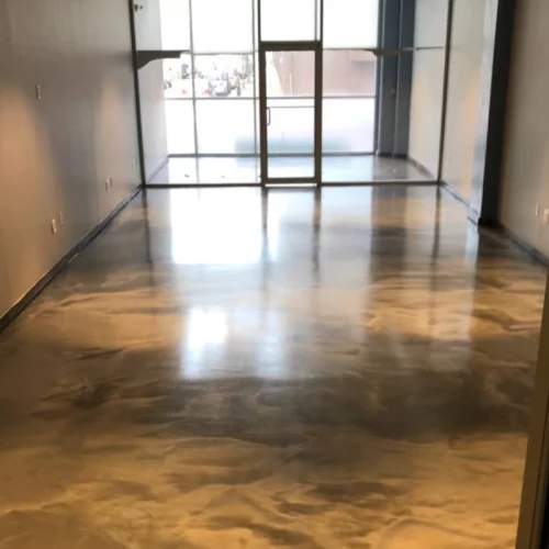 floor coating inside building aston pa